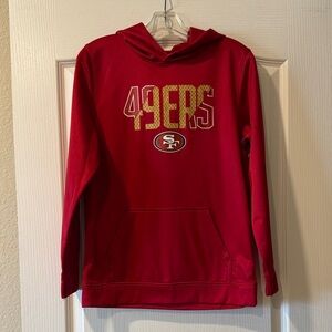 Kids Red 49ers Hoodie